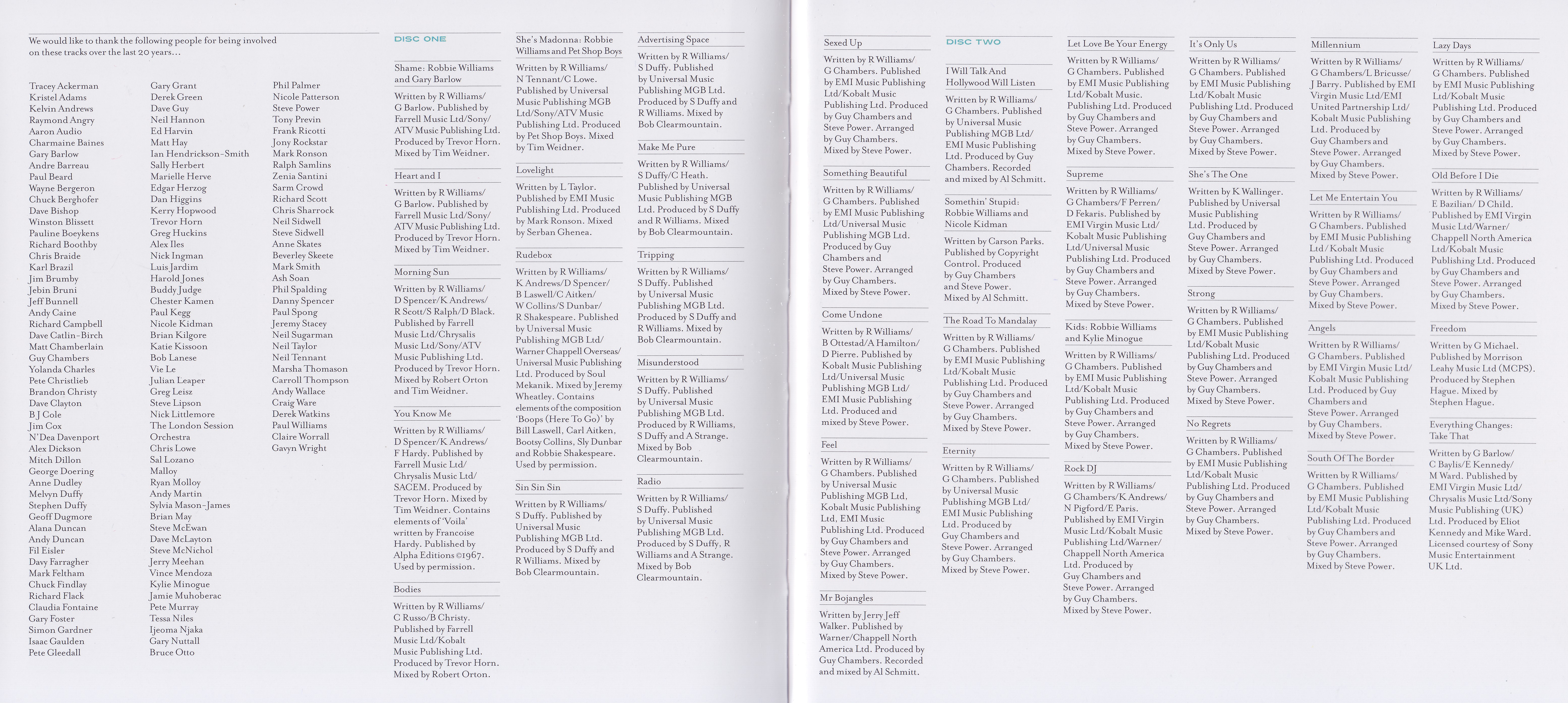 Robbie Williams  In And Out Of Consciousness : Booklet10